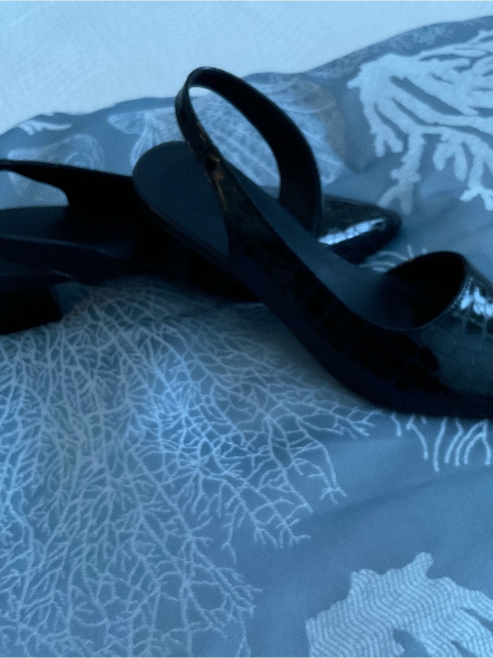 Classic Black Slingback Heels - Women